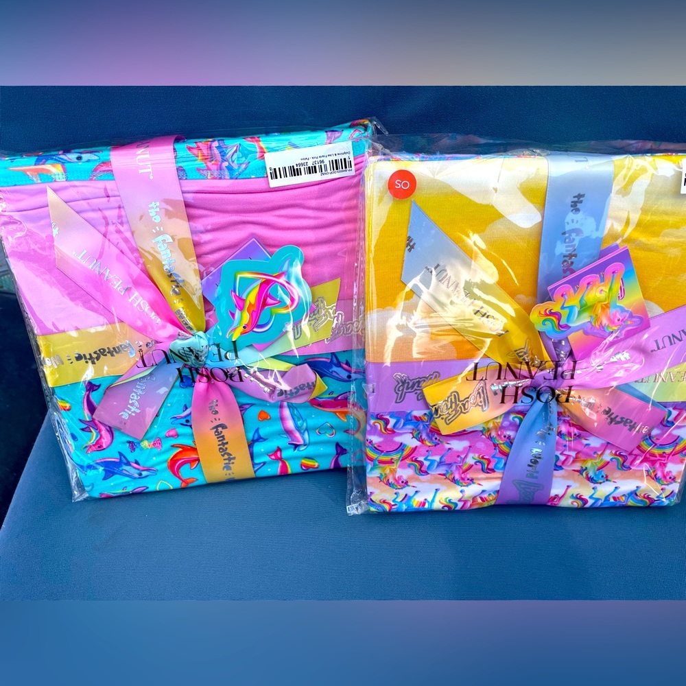 New in Bag Lisa Frank x Posh Peanut Patoo Bundle